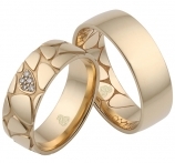 Gold wedding ring Nr. 1-07166/070